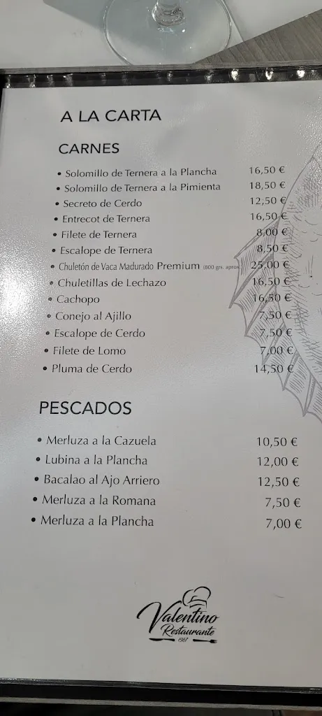 Menü_Restaurante Valentino_Fuentesaúco_Bild_3