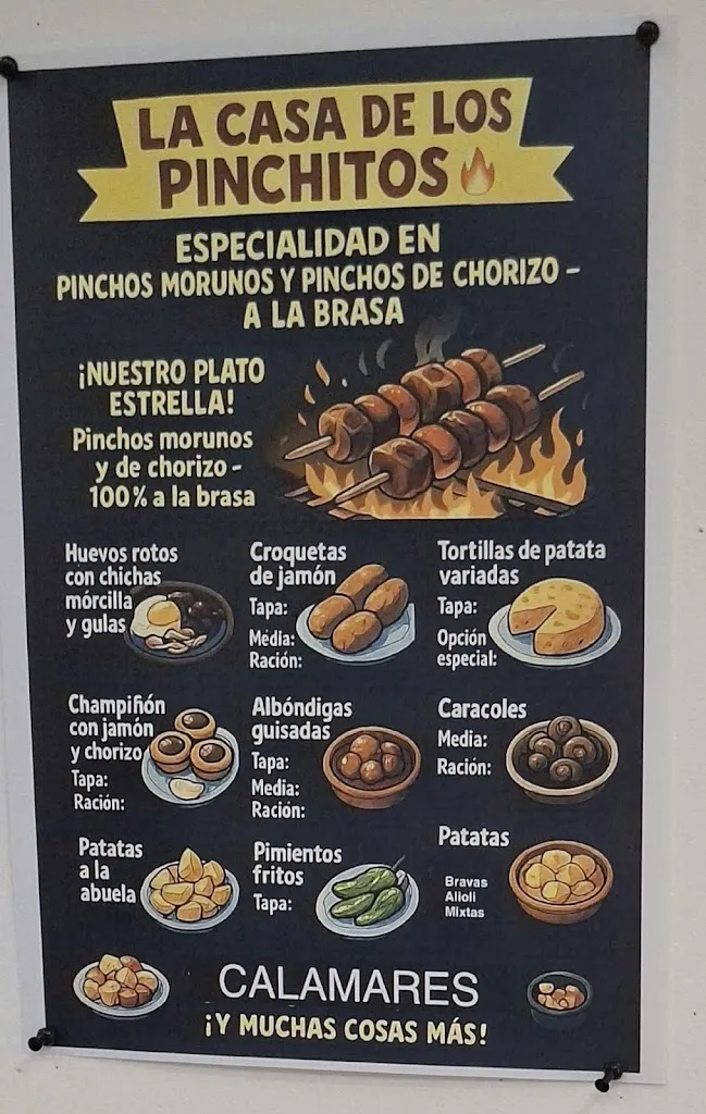 Menu_La Casa de Los Pinchitos_Hiniesta La_image_1