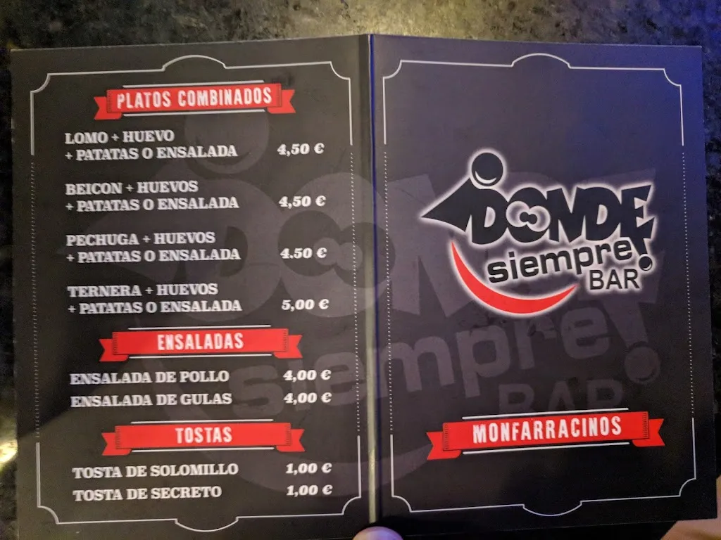 Menü_bar where you always_Monfarracinos_Bild_1