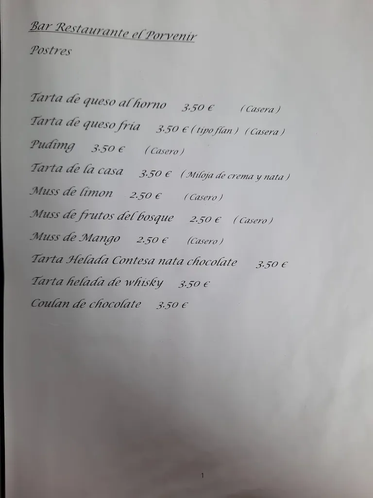 Menu_Restaurante El Porvenir_Mombuey_immagine_2