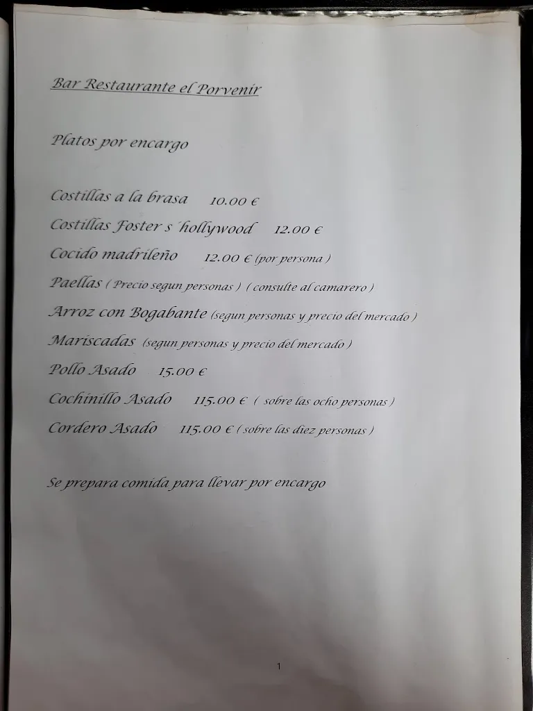 Menu_Restaurante El Porvenir_Mombuey_immagine_4