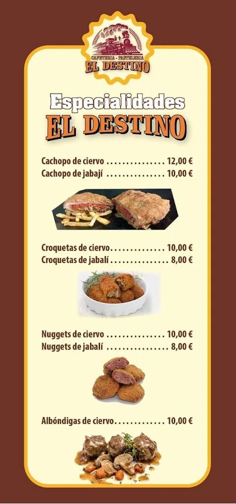 Menu_Cafetería Pastelería El Destino_Mombuey_immagine_1