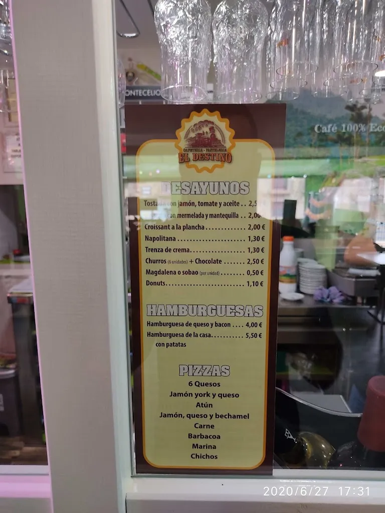 Menu_Cafetería Pastelería El Destino_Mombuey_immagine_2