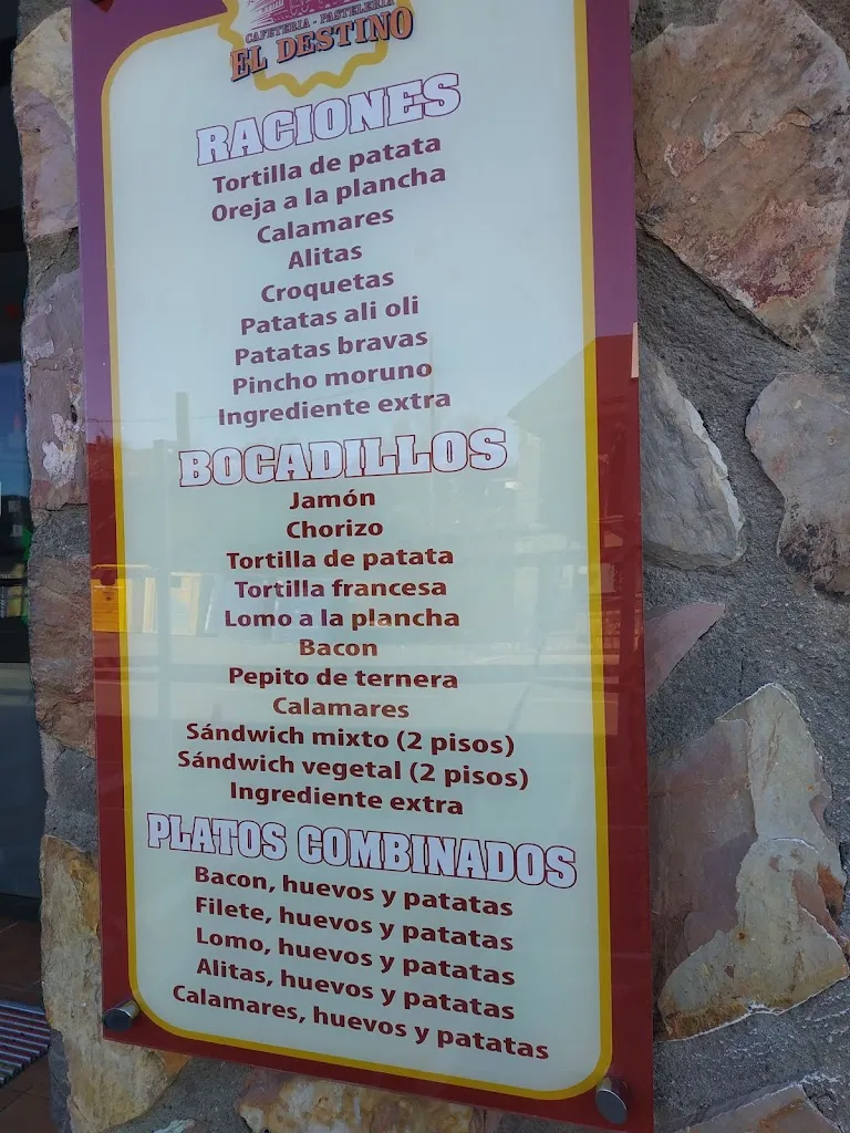Menu_Cafetería Pastelería El Destino_Mombuey_immagine_3