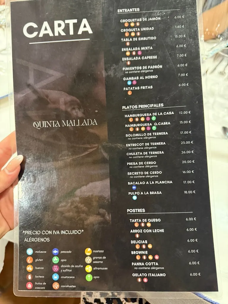 Menu_Centro de Turismo Rural Quinta Mallada_Moral de Sayago_image_2