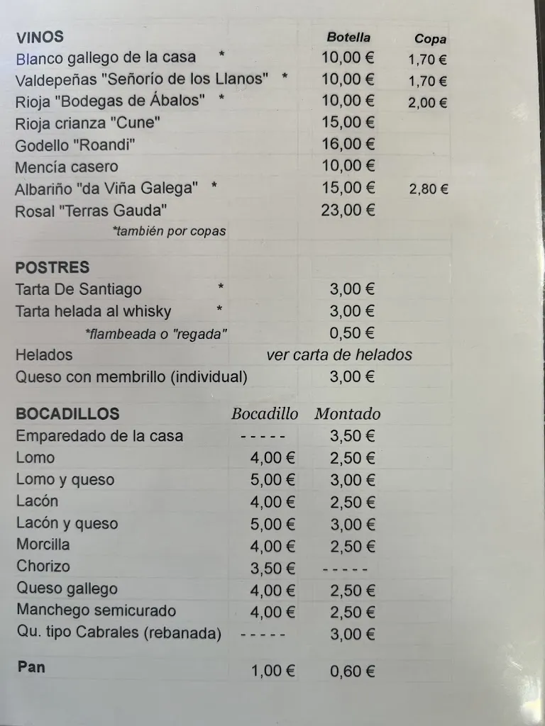 Menu_La Casa del Pulpo - Bar Los Gallegos_Gallegos del Río_image_3