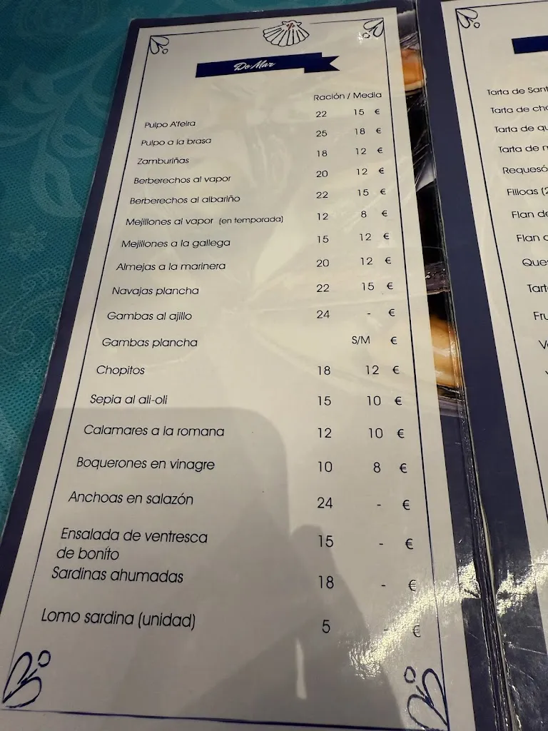Menu_Restaurante Gallego As Pedriñas Novas_Gallegos del Río_image_4