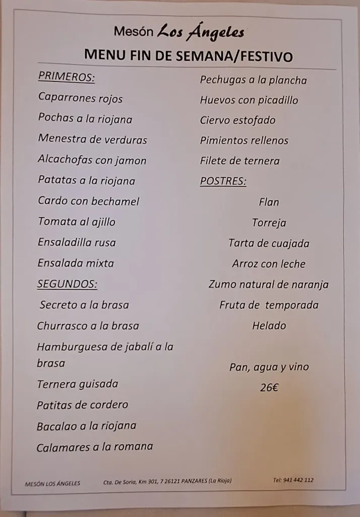 Menu_Meson Los Angeles_Rioja_image_1