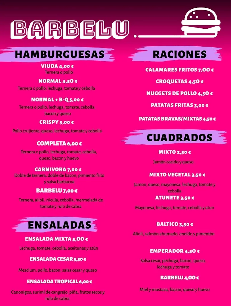 Menu_Cafetería Bar Barbelu_Morales del Vino_image_1