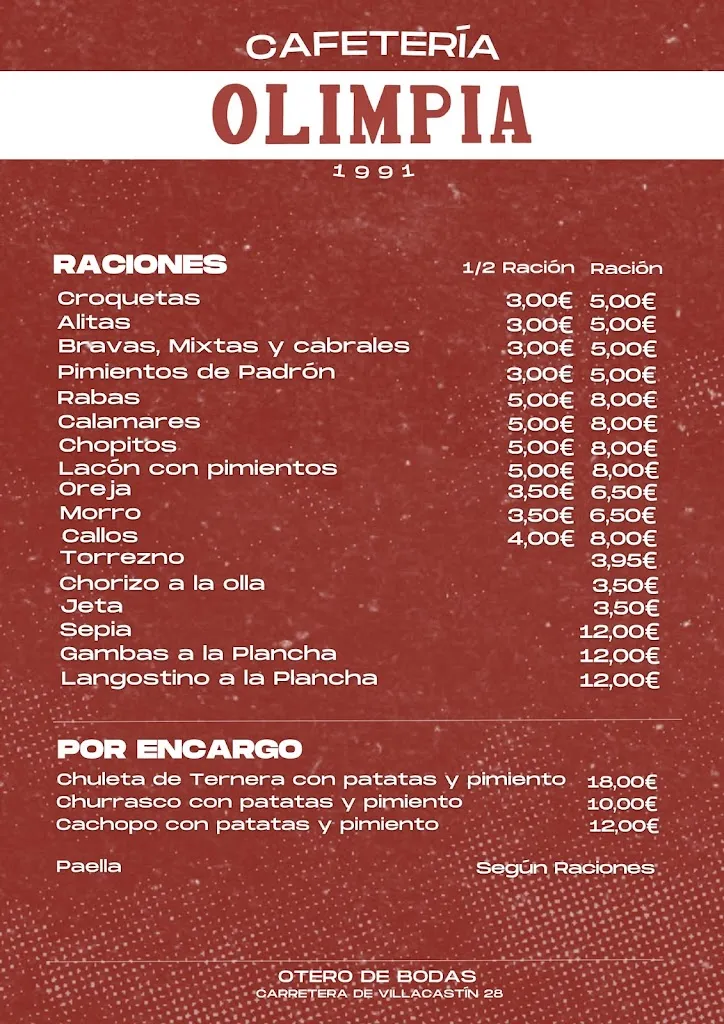 Menu_Cafeteria Olimpia_Otero de Bodas_image_1