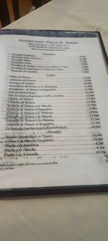 Menu_Restaurante Asador Casa Paca_Palacios de Sanabria_image_1