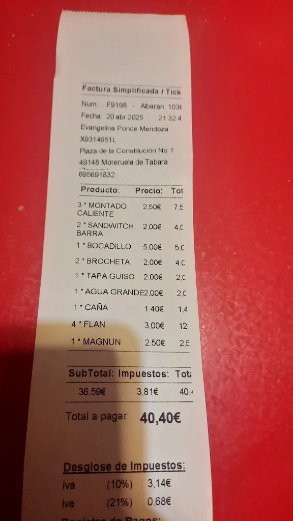 Ainho_Bar Restaurante Edén_Olmillos de Castro_review