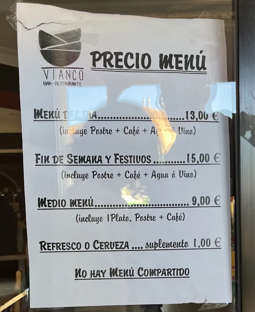 Menu_Restaurante Hostal Vianco_Olmillos de Castro_image_1