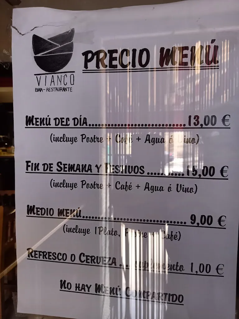 Menu_Restaurante Hostal Vianco_Olmillos de Castro_image_2