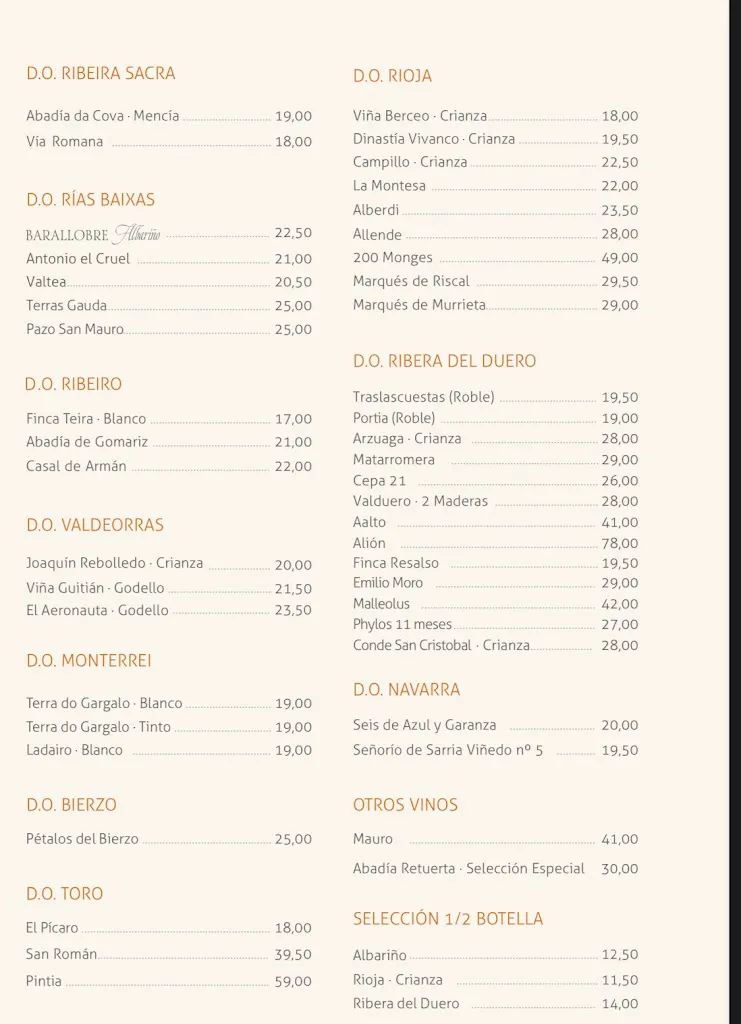Menu_Ocafú Prado. Taberna Gallega_Prado_immagine_1