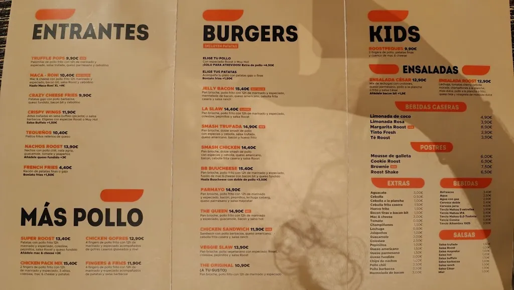 Menu_Roost Chicken Atocha_Prado_image_2