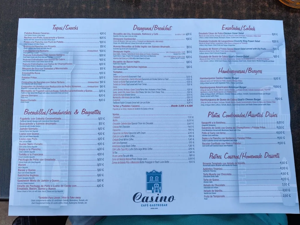 Menu_Casino Bar Pego_Pego El_image_1