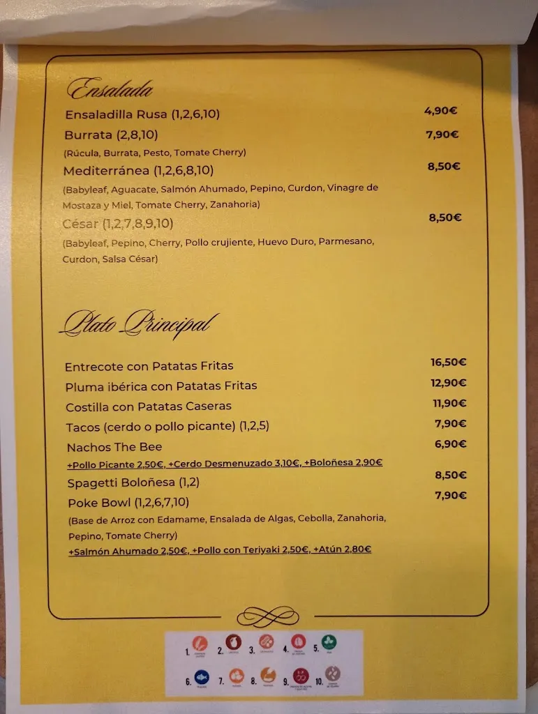 Menu_The Bee Pizzeria,_Pego El_image_4