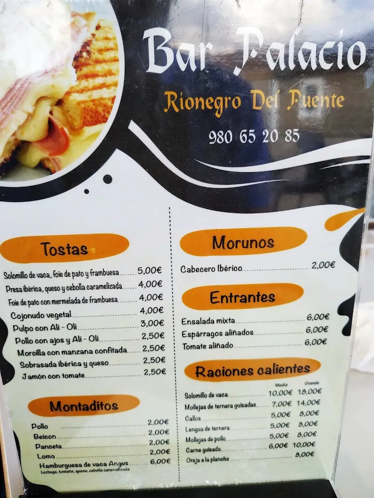Menu_Restaurante Palacio_Rionegro del Puente_image_2