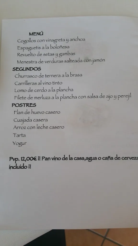 Menu_Cafeteria Restaurante Asador Venta De Panzares_Rioja_image_4