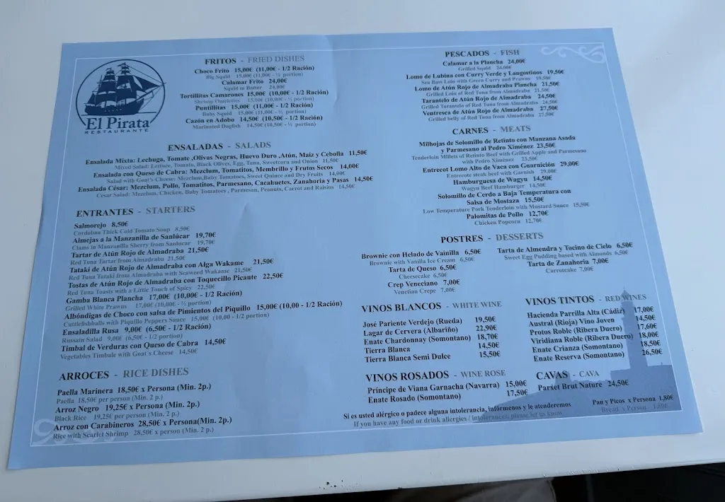 Menu_Restaurante El Pirata_Samir de los Caños_image_3