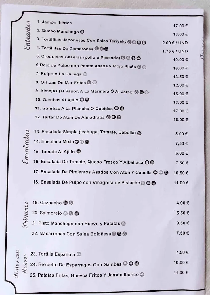 Menu_Hostal Restaurante Las Acacias_Samir de los Caños_image_2