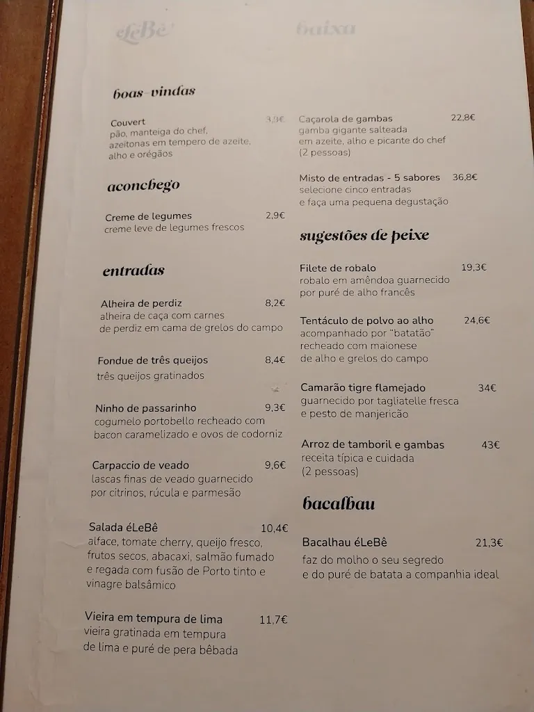 Menü_éLeBê Baixa_Porto_Bild_3