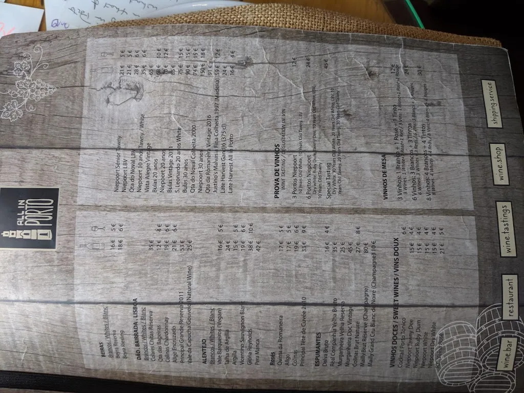 Menu_All In Porto_Porto_image_2