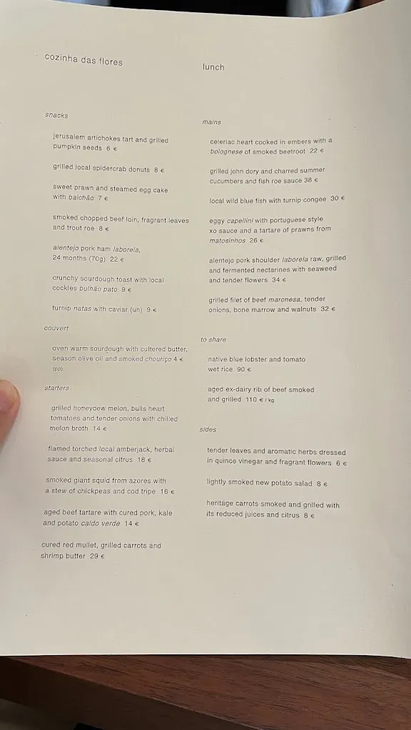 Menu_Cozinha das Flores_Porto_image_1