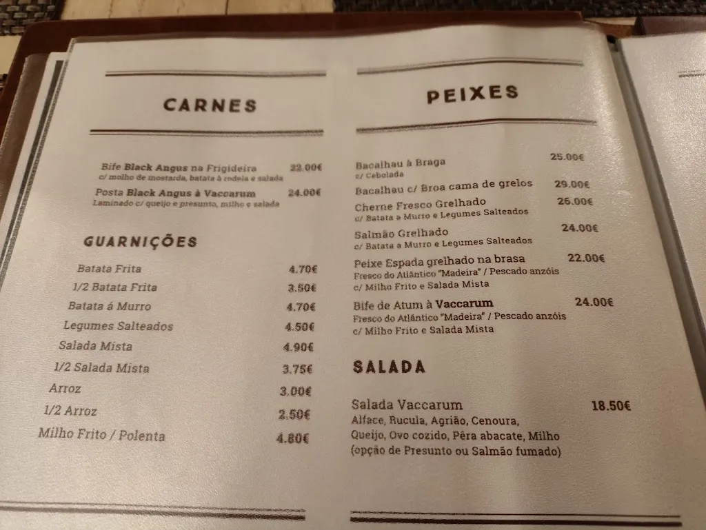 Menu_Vaccarum Francesinhas & Tapas - Sá da Bandeira_Porto_image_1