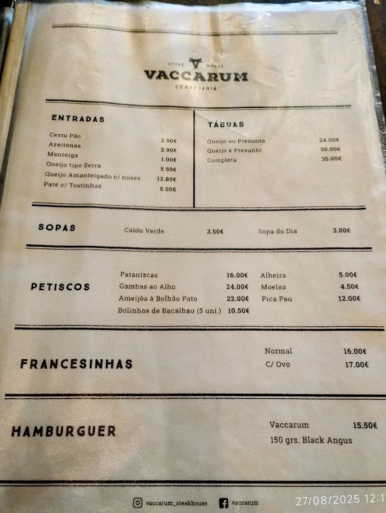 Vaccarum restaurant in Porto