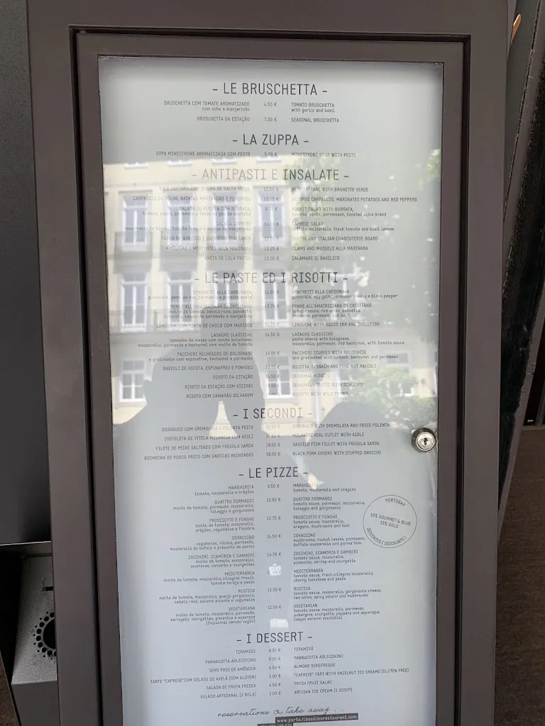 Menu_Restaurante Il Basilico Porto_Porto_image_3