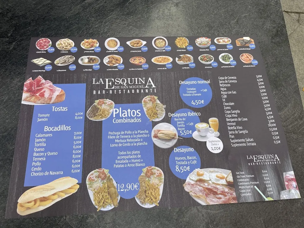 Menu_La Esquina de San Miguel_San Miguel del Valle_image_4