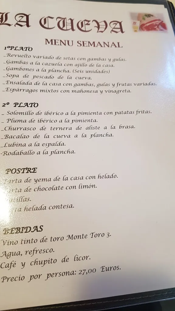 Menu_La Cueva de la Marina_Santa Eufemia del Barco_immagine_1