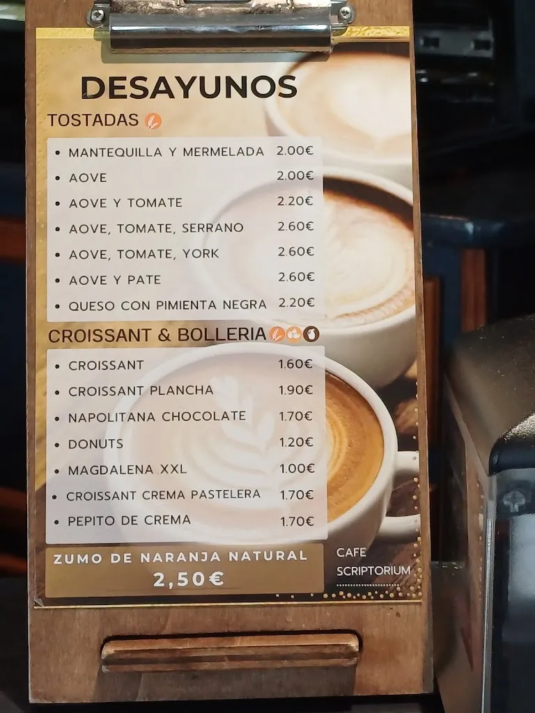 Menu_Café Scriptorium & Terraza La Zona_Tábara_image_4