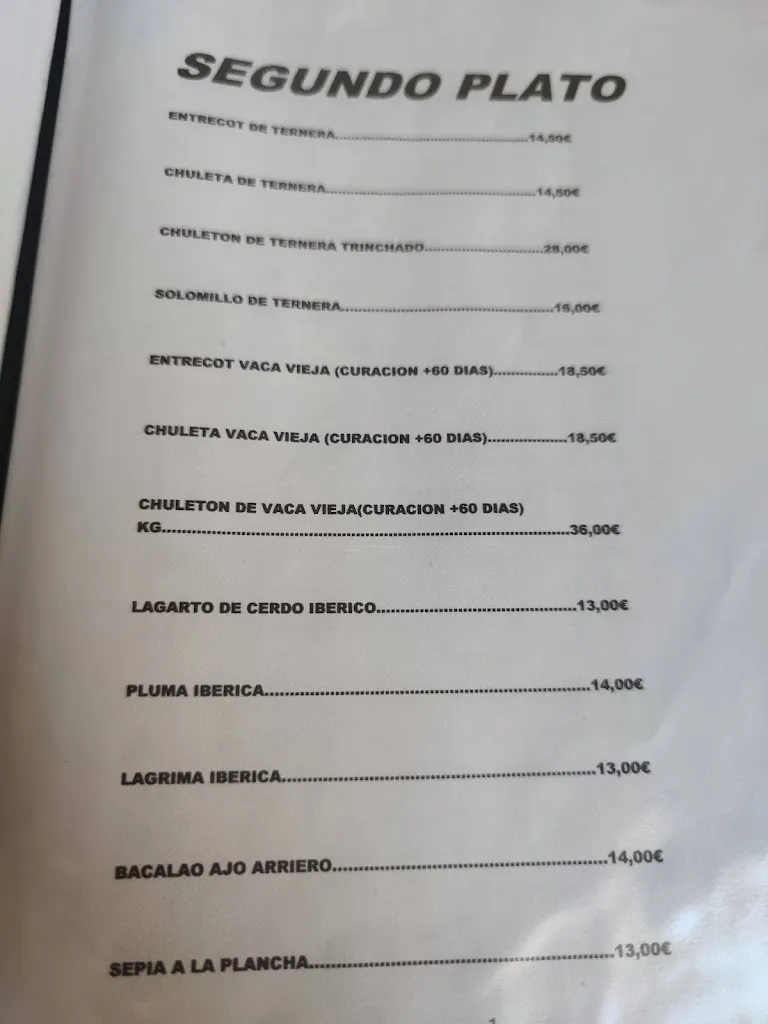 Menu_Bar-Asador Las Cumbres_Tábara_image_1