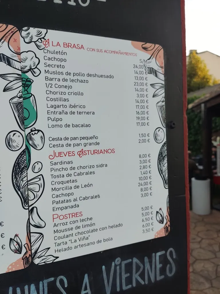 Menü_Terraza Los Guindales_Santovenia_Bild_2