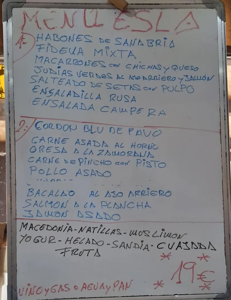 Menu_Bar-Restaurante ESLA_Santovenia_image_2