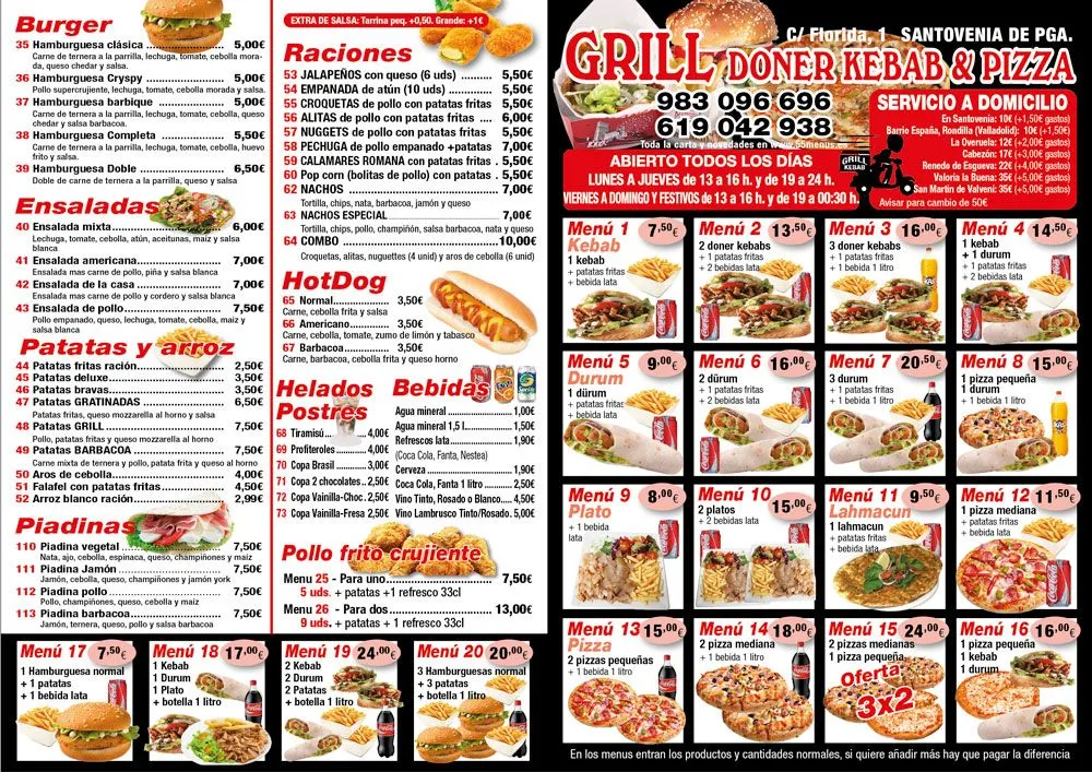 Menu_Grill doner kebab_Santovenia_image_1