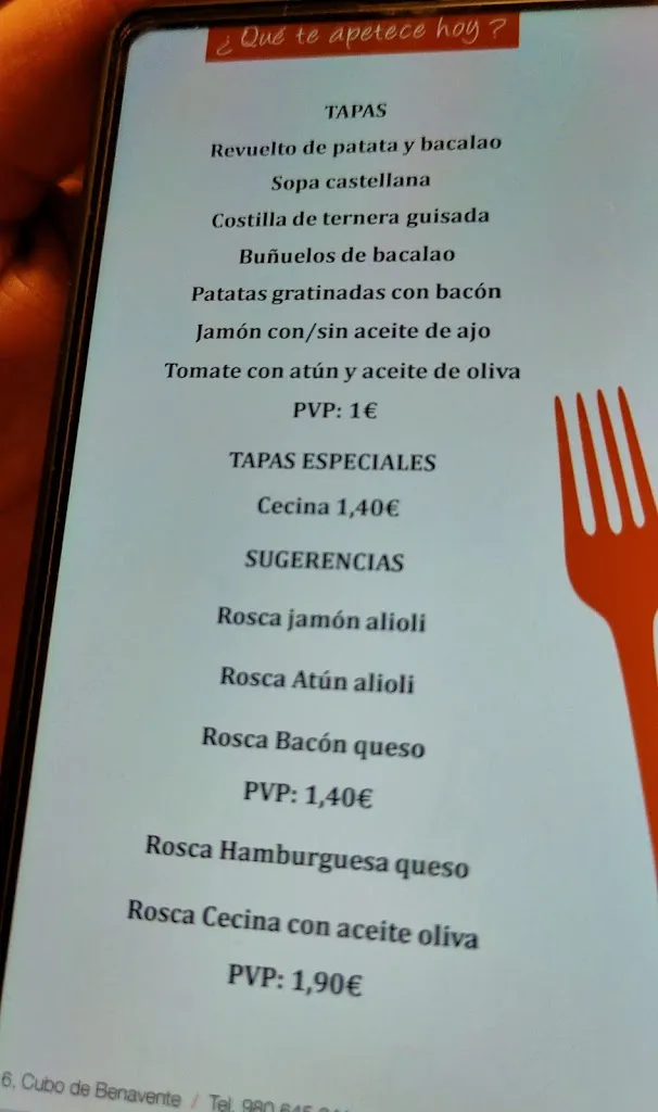 Menü_Restaurante TMJ_Uña de Quintana_Bild_2