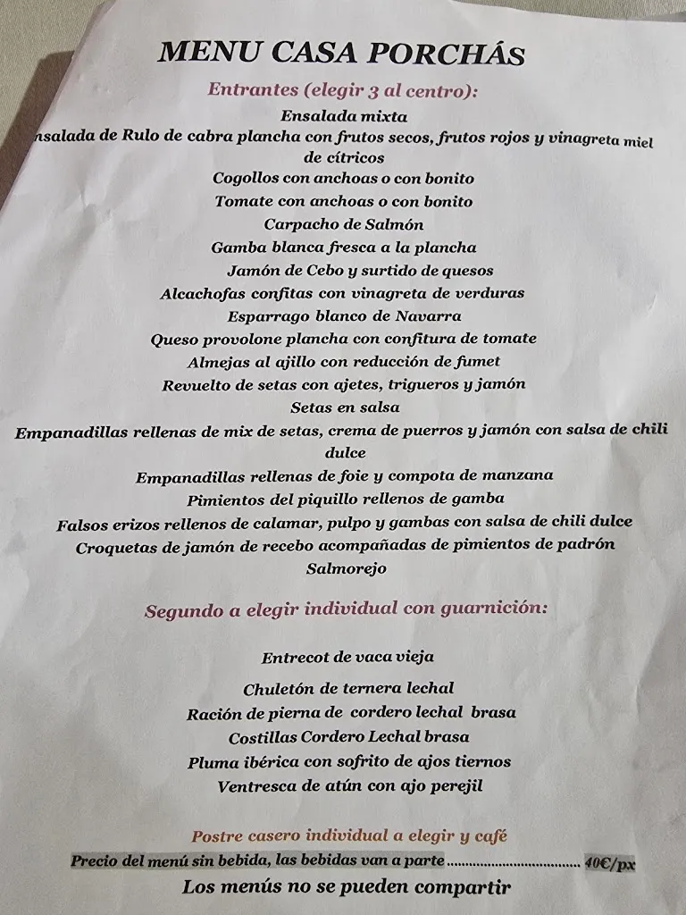 Menu_Restaurante El Molino Casa Porchas | Recomendado_Vélez-Blanco_image_1