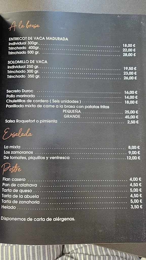 Menu_LA GATERA de Los Zamoranos_Vélez-Blanco_image_1