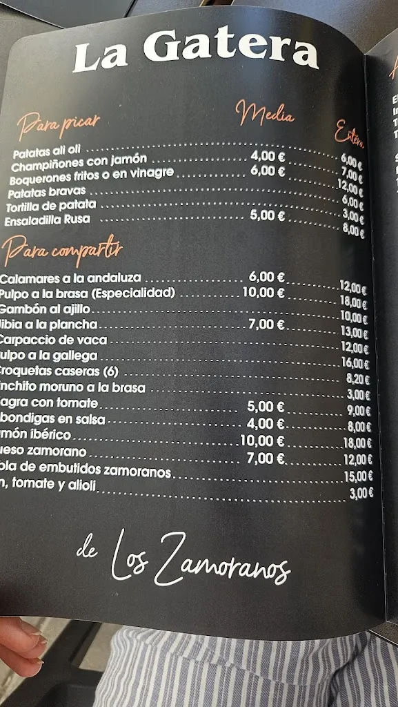 Menu_LA GATERA de Los Zamoranos_Vélez-Blanco_image_2