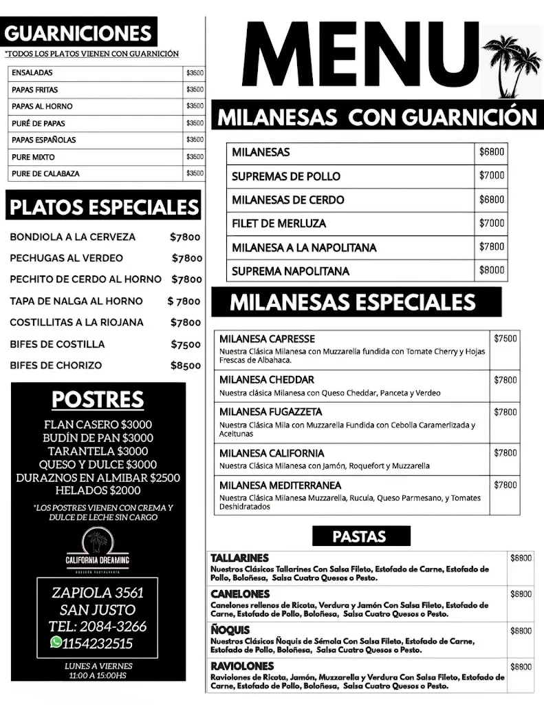 Menu_California Dreaming Bodegón_San Justo_image_1
