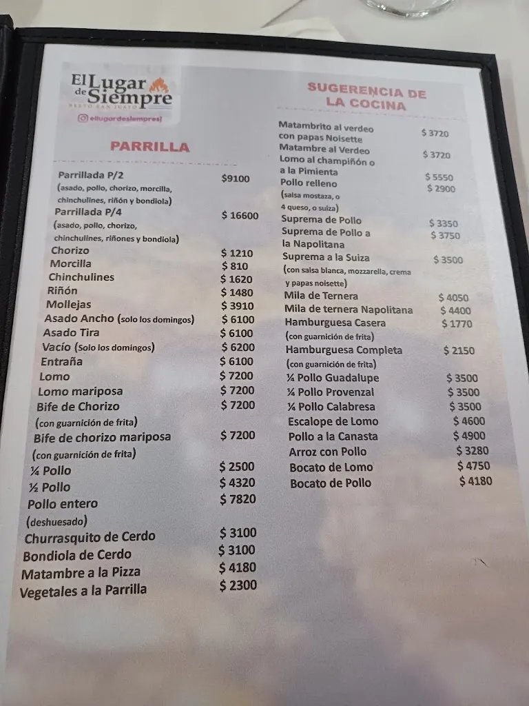 Menu_El Lugar de Siempre_San Justo_image_3