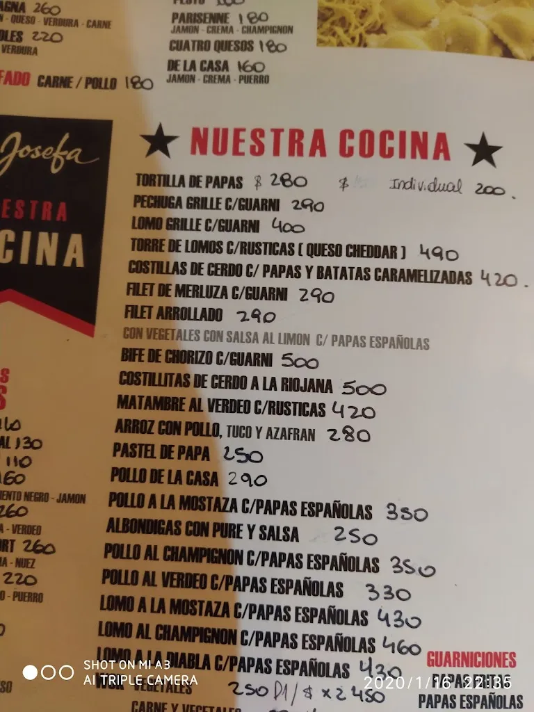 Menu_La Josefa_San Justo_image_2