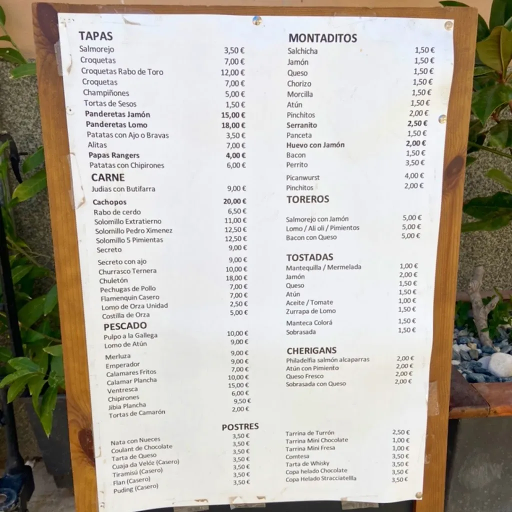 Menu_Peña Taurina Pepin Liria 2024_Vélez-Blanco_immagine_3