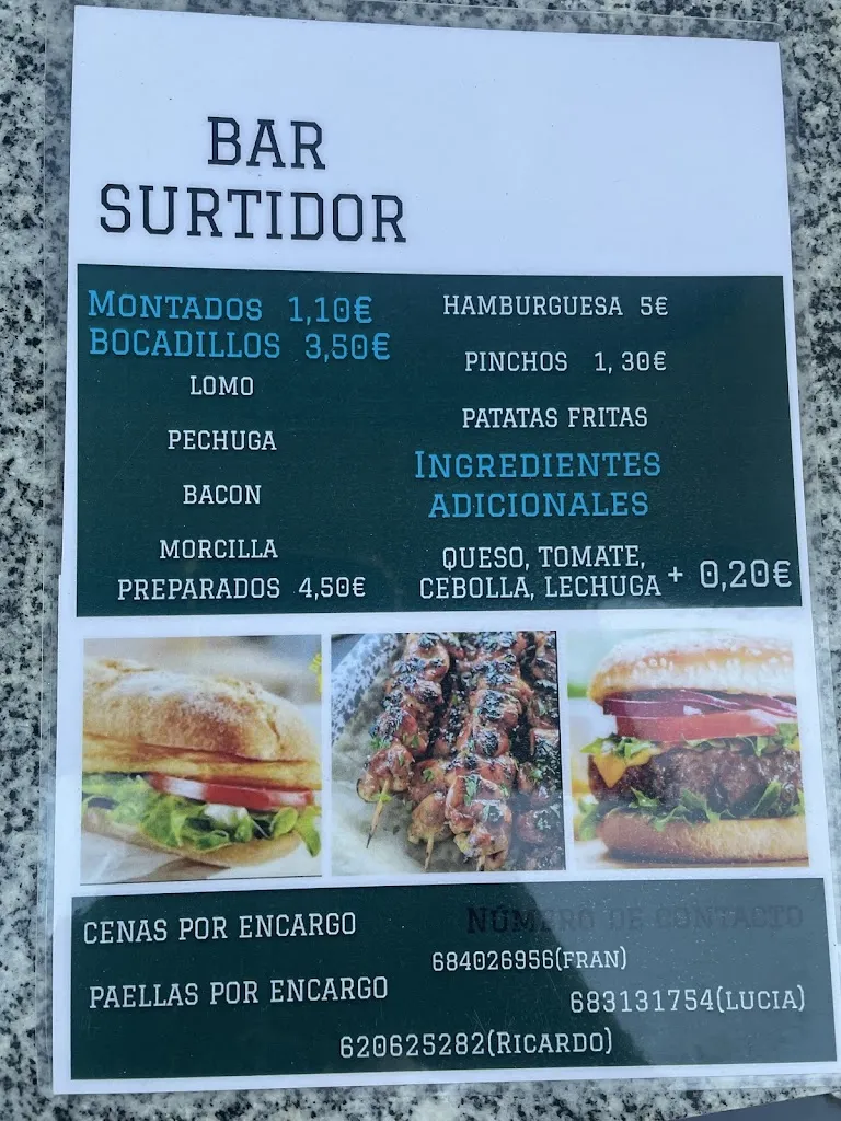 Menu_Bar Surtidor_Villalcampo_image_1