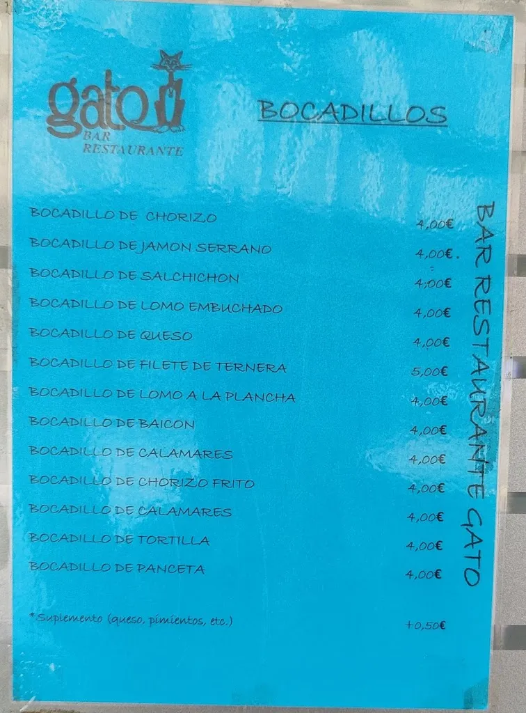 Menu_Bar Restaurante Gato_Villanueva del Campo_immagine_2
