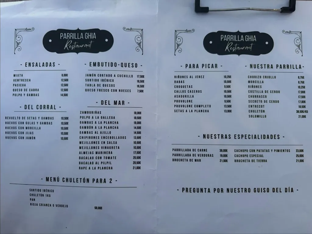 Menu_Parrilla Ghia_Villaescusa_image_1
